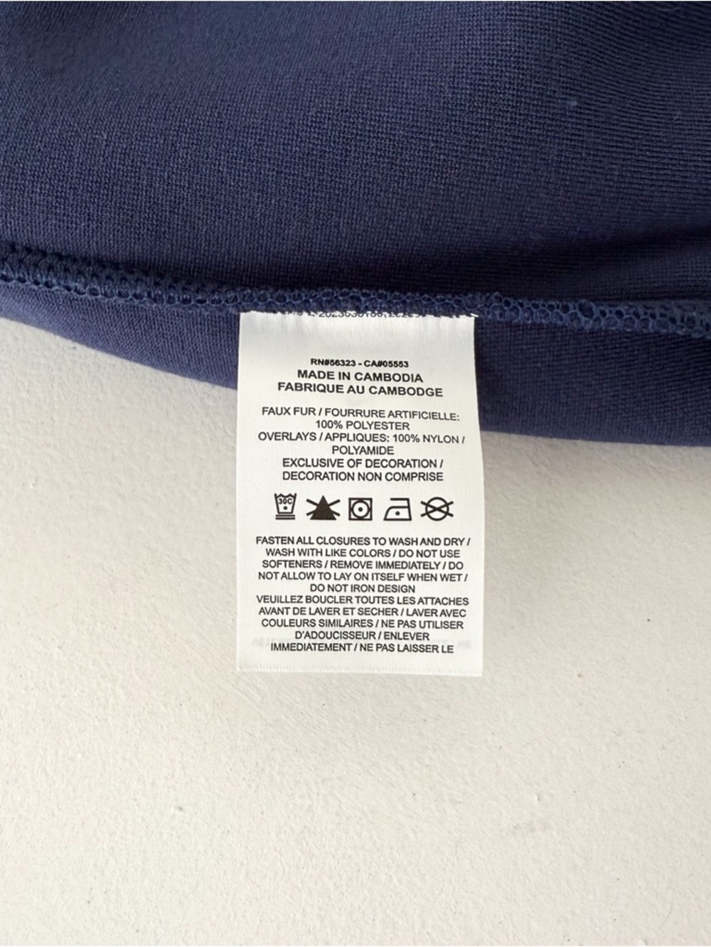 New Nike Sportswear Club Sherpa Fleece Jacket Men's Navy Blue Size L Oversized - Picture 13 of 13